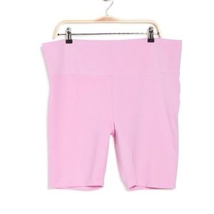 BP. High Waist Bike Shorts In Purple Tulip